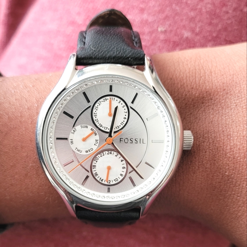 Fossil Daydreamer Leather Strap Watch